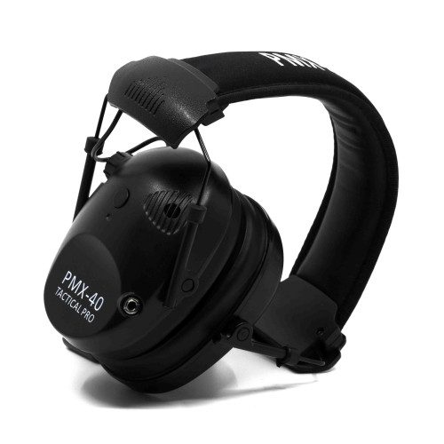 Наушники активные стрелковые PMX Tactical Pro PMX-40B 27-85 ДБ Черный