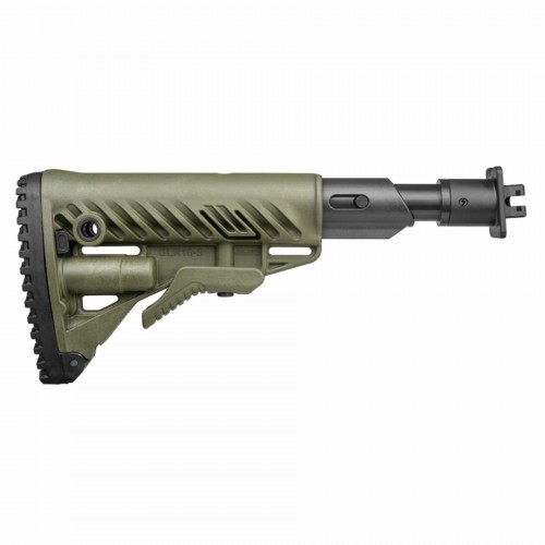 Приклад телескопический Fab Defense M4-VEPR FK SB с амортизатором для Вепрь 12 Хаки