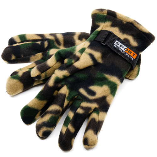 Перчатки Стикхант Тундра зимние войлочные полноразмерные Зеленый Мультикам