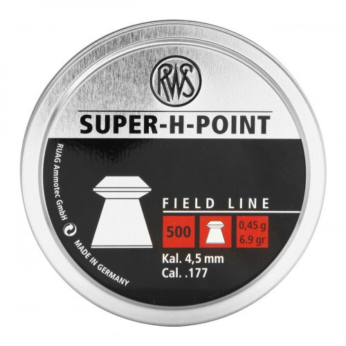 Пульки для пневматики RWS Field Super-H-Point Экспансивные 4.5 мм 0.45 г (500 шт)