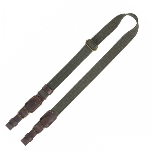 Ремень оружейный VEKTOR Р-22 без антабок из полиамидной ленты с нескользящими свойствами Зелёный