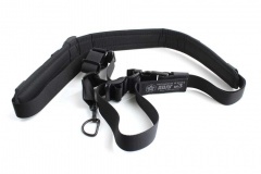 Ремень оружейный тактический Долг М3 1-2-3 точечный с мягкой подушкой универсальный Черный