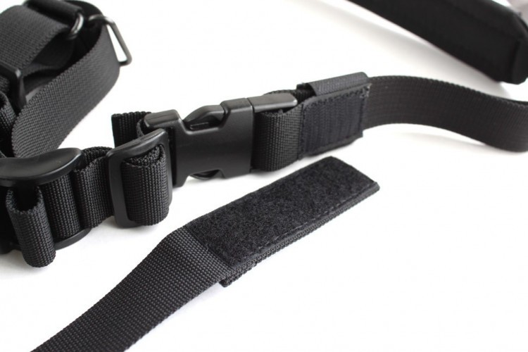Тактический 1-2-3 точечный ремень "ДОЛГ - М3" Универсальный (Черный)
