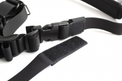 Ремень оружейный тактический Долг М3 1-2-3 точечный с мягкой подушкой универсальный Черный