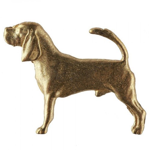 Значок Бигль Латунь