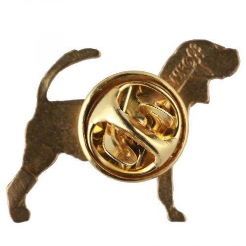 Значок Бигль Латунь