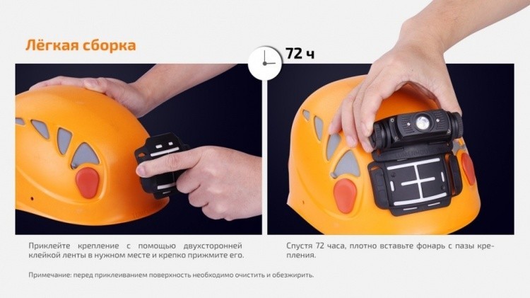 Крепление Fenix ALG-03 для фонаря на шлем