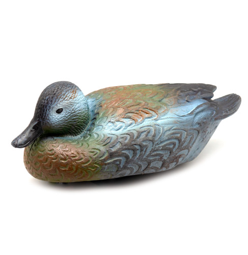 Чучело утиное Стикхант №8 Чирок-трескунок селезень отдыхающий сминаемое резиновое