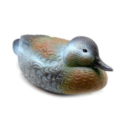 Чучело утиное Стикхант №8 Чирок-трескунок селезень отдыхающий сминаемое резиновое