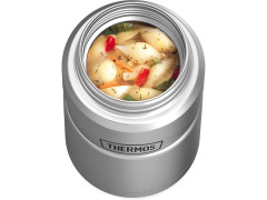 Термос для еды THERMOS KING SK-3000 MMS 0,47L, складная ложка из нержавеющей стали, стальной
