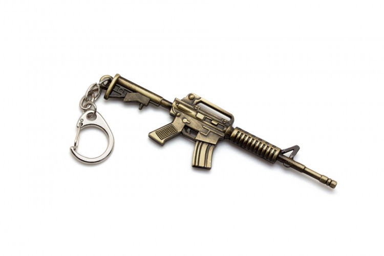 Брелок Microgun XS Винтовка M4A1 Золотой