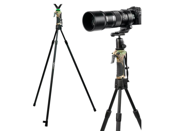 Опора телескопическая для оружия FieryDeer Gen3 3 ноги Камуфляж