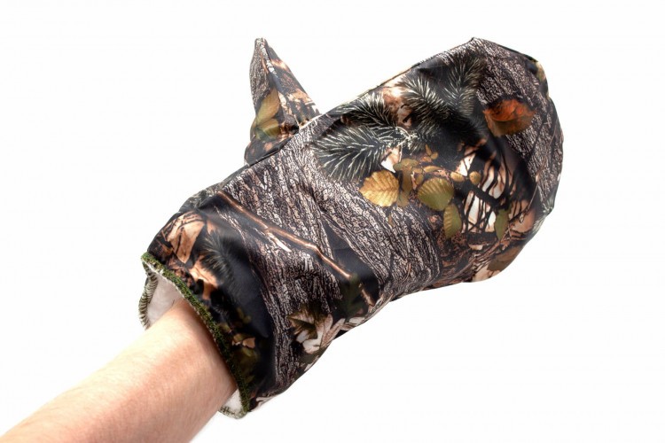 Рукавицы Стикхант Лесник зимние непромокаемые Лес осенний