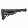 Приклад телескопический Fab Defense M4-VEPR FK SB с амортизатором для Вепрь 12 Чёрный