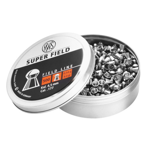 Пульки для пневматики RWS Field Superfield Полусферические 4.5 мм 0.54 г (500 шт)