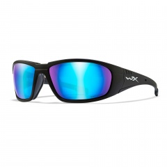 Очки баллистические стрелковые Wiley X Boss CCBOS09 Polarized Зеркально-синие Captivate 12%
