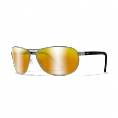 Очки баллистические стрелковые Wiley X Klein ACKLE04 Polarized Зеркально-золотые 12%