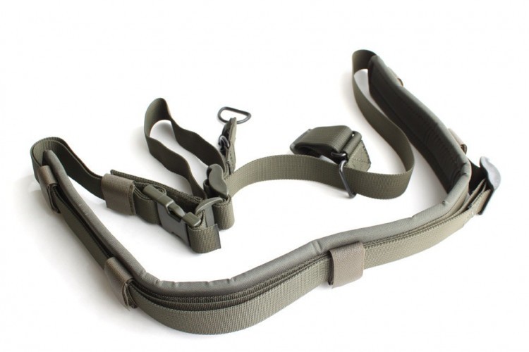 Тактический 1-2-3 точечный ремень "ДОЛГ - М3" Стандартный (Хаки)