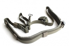 Ремень оружейный тактический Долг М3 1-2-3 точечный с мягкой подушкой стандартный Хаки