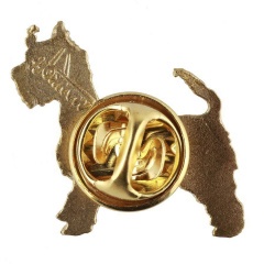 Значок Йоркширский терьер Латунь