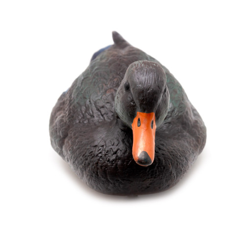 Чучело утиное Стикхант №9 Кряква селезень сминаемое резиновое