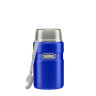 Термос для еды THERMOS KING SK-3020 0.71L, складная ложка из нержавеющей стали, королевский синий