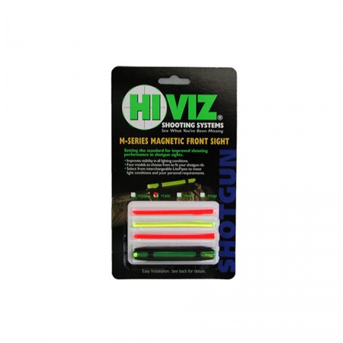 Мушка магнитная HiViz Magnetic Sight M-Series M400 на вентилируемую планку 8.2 - 11.3 мм Зелёный / Красный