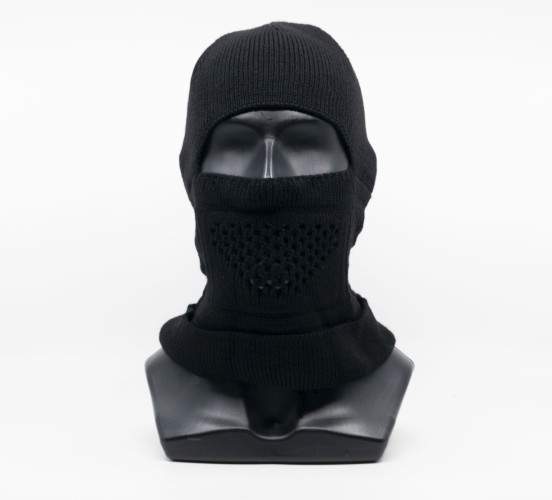 Маска балаклава Стикхант Classic с орнаментом Чёрный