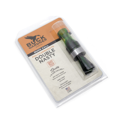 Манок духовой на утку крякву Buck Gardner Double Nasty SPIT-TECH DNP-CG Изумруд