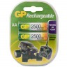 Аккумулятор GP Rechargeable 250AAHC Тип LR6 (AA) 1.2V 2500 мАч Без защиты 2 шт