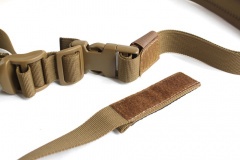 Ремень оружейный тактический Долг М3 1-2-3 точечный с мягкой подушкой стандартный Койот