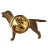 Значок Лабрадор Латунь