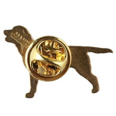 Значок Лабрадор Латунь