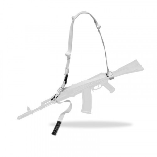 Ремень оружейный тактический Долг М2 1-2-3 точечный стандартный Белый