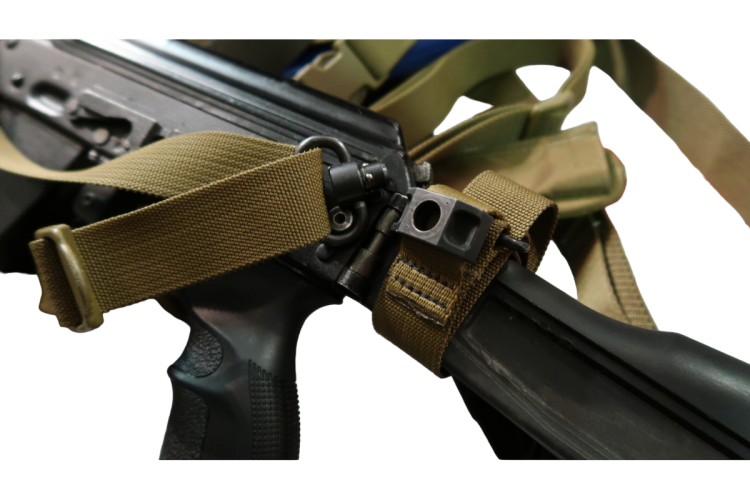 Ремень оружейный тактический Долг М3 1-2-3 точечный с мягкой подушкой быстросъёмный (QD) Чёрный