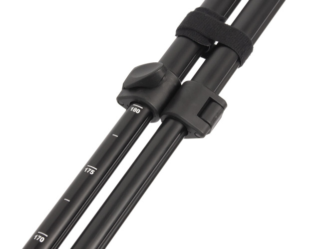 Опора телескопическая для оружия ShotTime ST-TS2-180 2 ноги 2 колена Черный