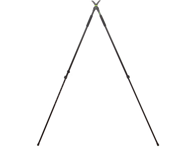 Опора телескопическая для оружия ShotTime ST-TS2-180 2 ноги 2 колена Черный