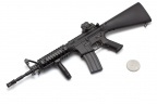 Модель сувенирная в виде оружия Microgun L M4A1 RIS с ручкой стандартный приклад стандартный прицел