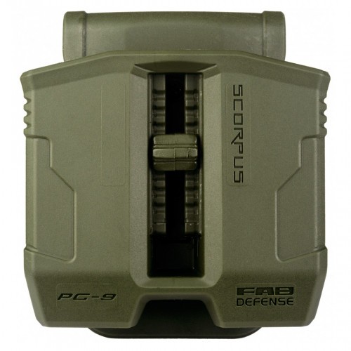 Пенал двойной поворотный Fab Defense PG-9S SC-PG9SG для Glock 9 мм Хаки