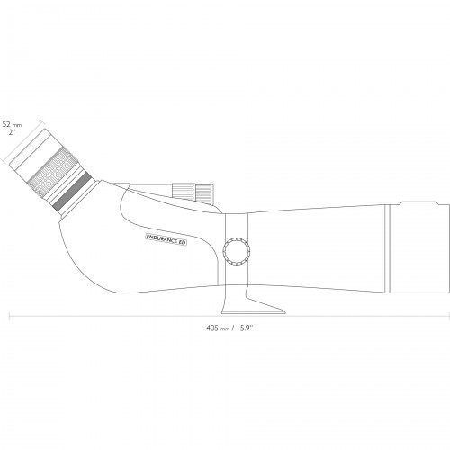 Труба зрительная Hawke Endurance ED 20-60X68 (56201) Porro | BAK-4