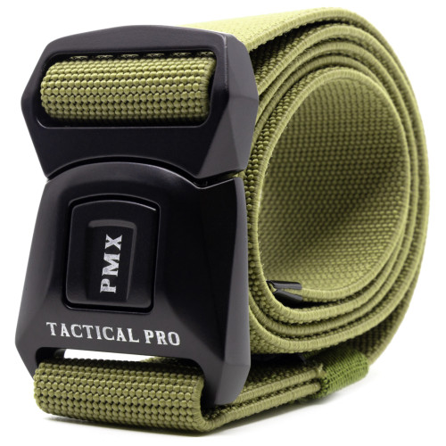 Ремень брючный PMX-18 с металлической застёжкой Зелёный