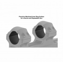Кольца-моноблок для прицела Leapers UTG Accu-Sync (AIR11834) D=25.4 мм H=18 мм V=34 мм на Weaver | Высокий