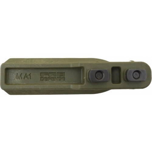 Планка Picatinny Fab Defense MA-1 для M-LOK на 4 слота Зеленый