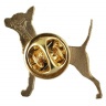 Значок Той-терьер Латунь