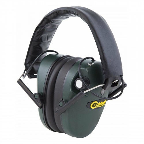 Наушники активные стрелковые Caldwell E-Max 487557 с низкопрофильным оголовьем 23-85 ДБ Зеленый