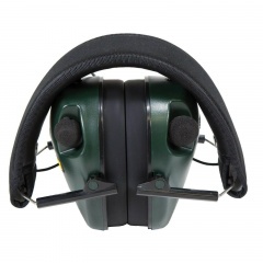 Наушники активные стрелковые Caldwell E-Max 487557 с низкопрофильным оголовьем 23-85 ДБ Зеленый