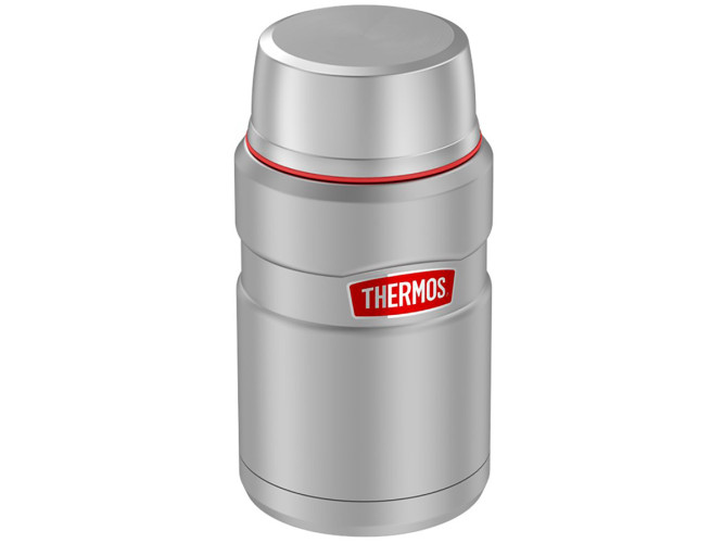 Термос для еды THERMOS KING SK-3020 RCMS 0.71L, складная ложка из нержавеющей стали, стальной