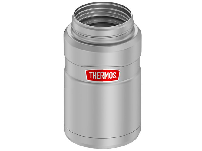 Термос для еды THERMOS KING SK-3020 RCMS 0.71L, складная ложка из нержавеющей стали, стальной