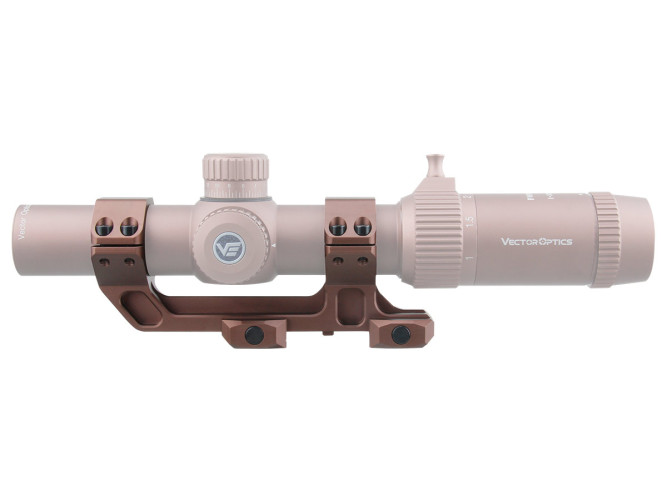Кронштейн-моноблок Vector Optics 1-Piece Extended Picatinny AR Mount на Picatinny D=30 мм H=38 мм 20 MOA Койот