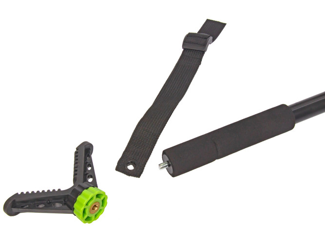 Опора телескопическая для оружия ShotTime ST-TS1-175 1 нога 3 колена Черный